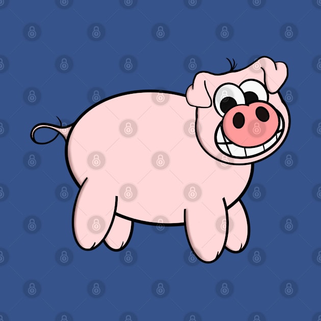 Cute Little Piggy by Happy Henge