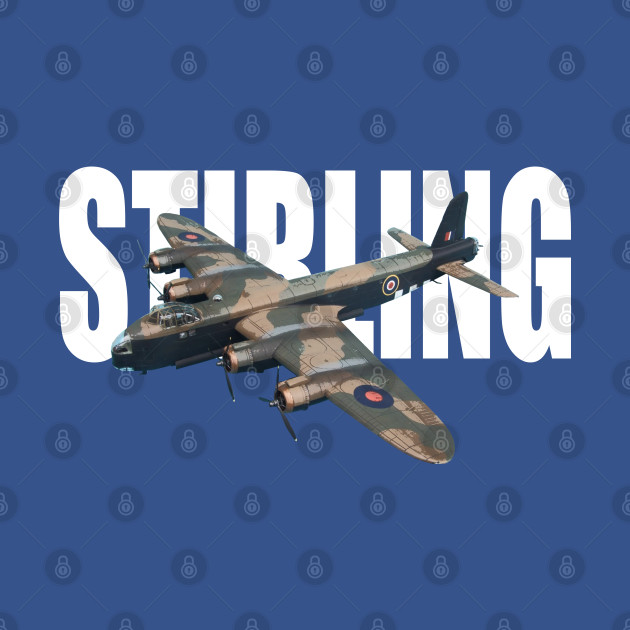 Discover RAF Short Stirling WWII Bomber Plane - Raf Short Stirling Wwii Bomber Plane - T-Shirt