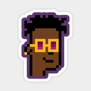 Crypto Punk - Pixel art Magnet