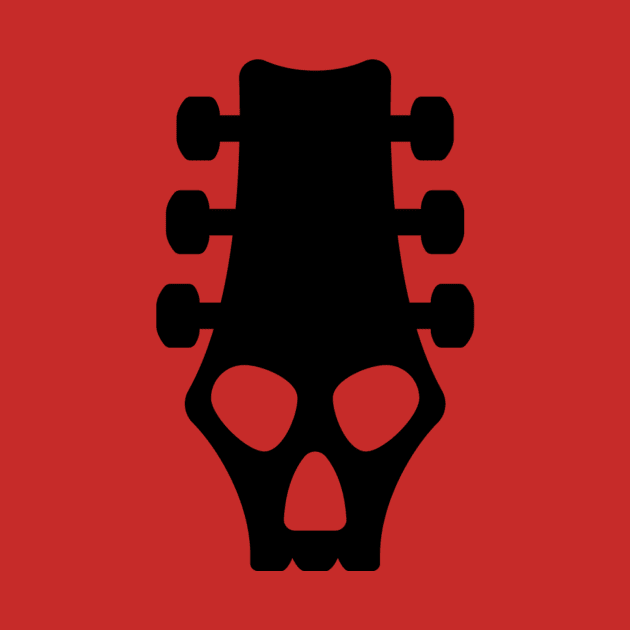 guitar skull by Toxico