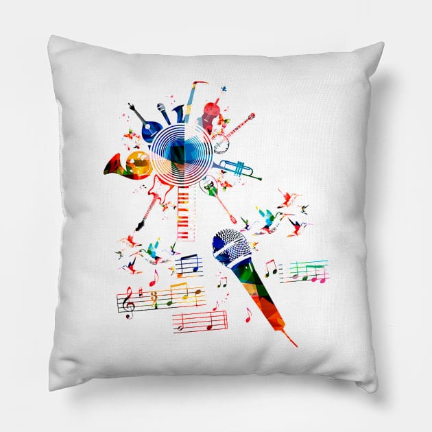 Music Dance Pillow by I-Heart-All