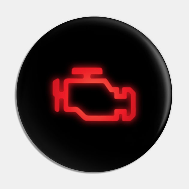 CHECK ENGINE Pin by friskblomster