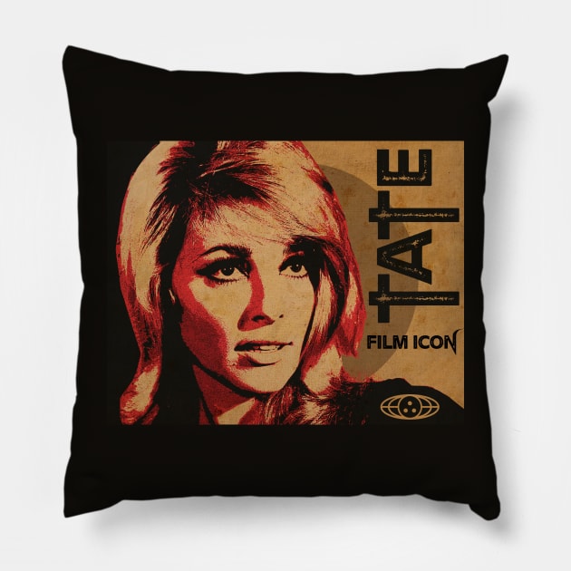 Vintage Film Icon Tate Pillow by CTShirts