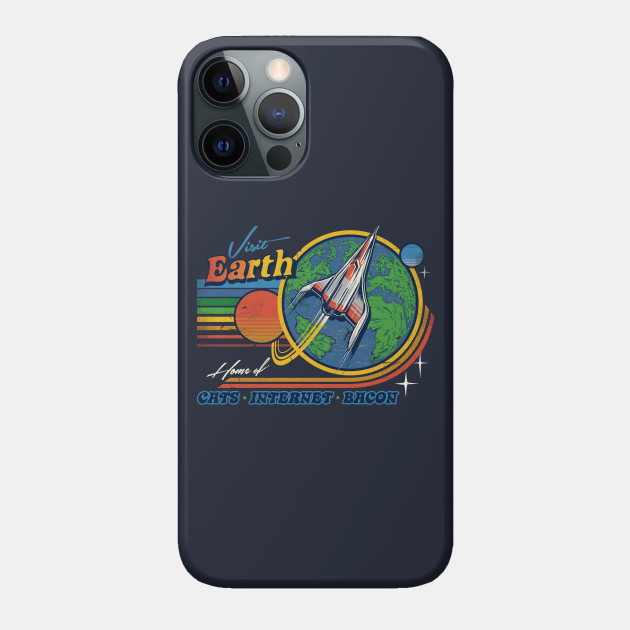 Visit Earth - Space - Phone Case