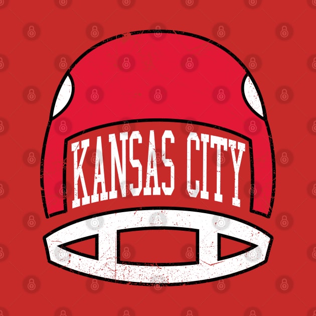 Kansas City Retro Helmet - Red by KFig21