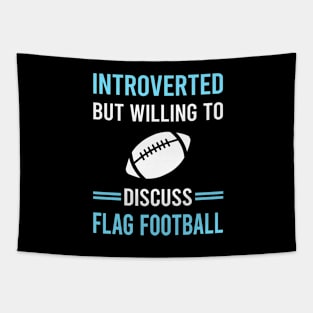 Introverted Flag Football Tapestry