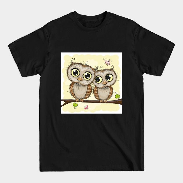 Disover CUTE BABY BIRD OWL CHICKS - Cute Birds - T-Shirt