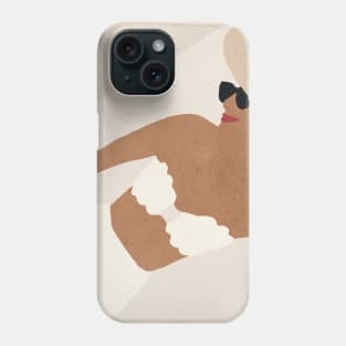 Girl on the beach Phone Case