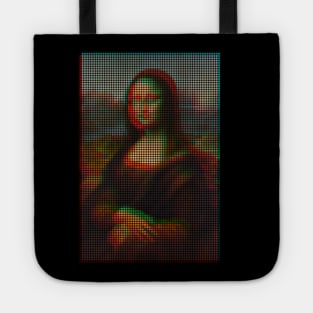 Mona Lisa Dot Matrix Print Shake [Rx-tp] Tote