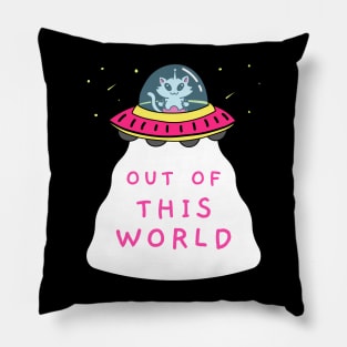 Alien Spaceship Pillow