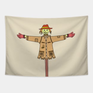 The friendly scarecrow Tapestry