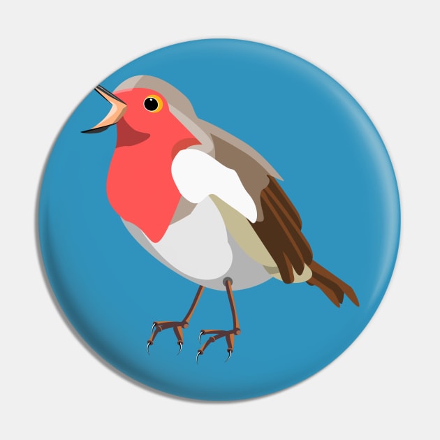Red Robin Pin by mailboxdisco