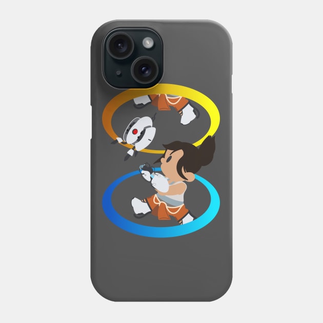 Chell Crossing - Thinking with Portals Phone Case by JPenfieldDesigns