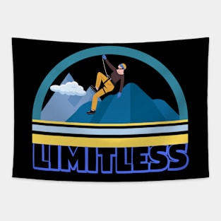 Mountain Climbing Design Tapestry