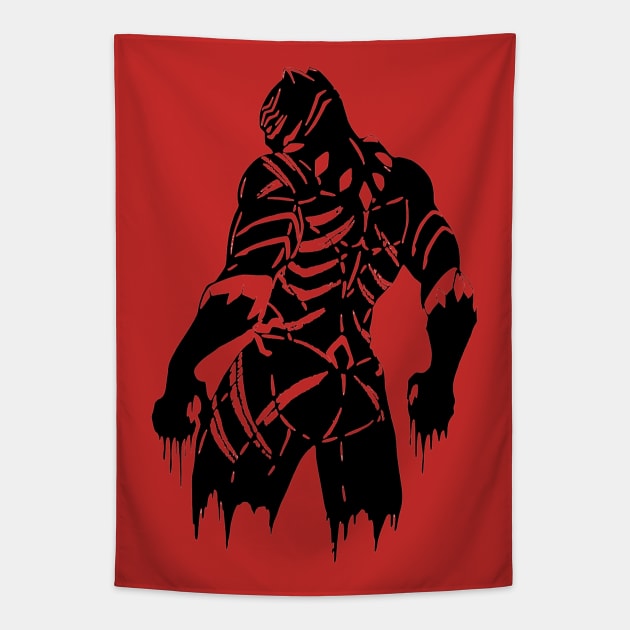 Black Panther Bright Tapestry by OtakuPapercraft