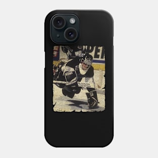 Kelly Hrudey, 1996 in Los Angeles Kings (360 GP) Phone Case