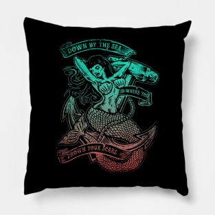"DOWN BY THE SEA" Pillow