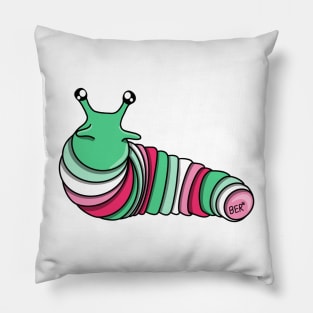 Abrosexual Pride Fidget Slug Pillow