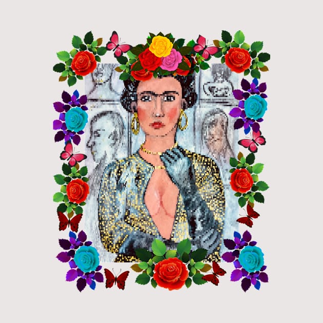 Frida in handmade original by LuluCybril