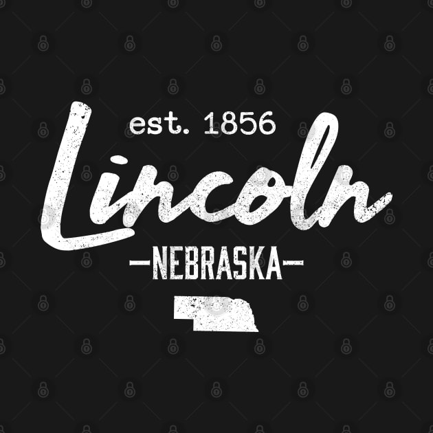 Lincoln Nebraska City State Vintage by Commykaze