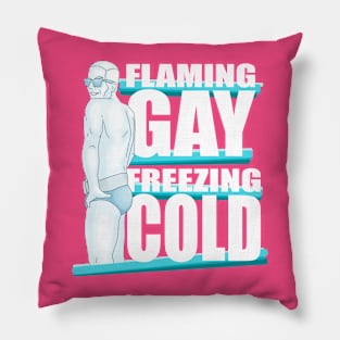 Flaming Gay Freezing Cold Pillow