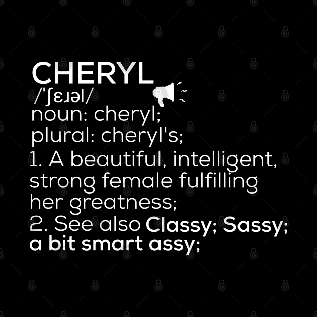 Cheryl Name Definition Cheryl Female Name by TeeLogic