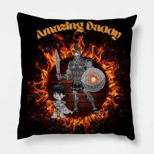 Amazing Daddy Gladiator Pillow