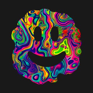 LSD Melting Smiley Face T-Shirt