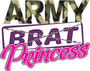 'Army Brat Princess' Funny Princess Gift Magnet