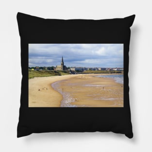 Long Sands Beach Tynemouth Pillow