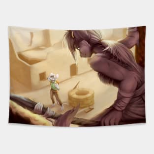 Desert Ruins Tapestry