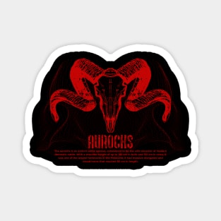 Aurochs - Fossil Art Magnet