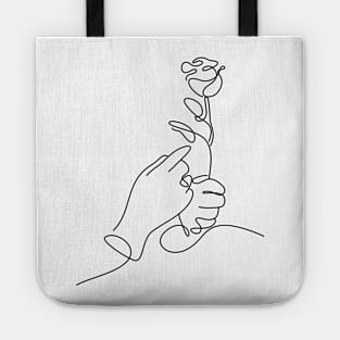 Women Day Line Art Minimal Tote