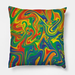 Tie Dye Rainbow Pillow