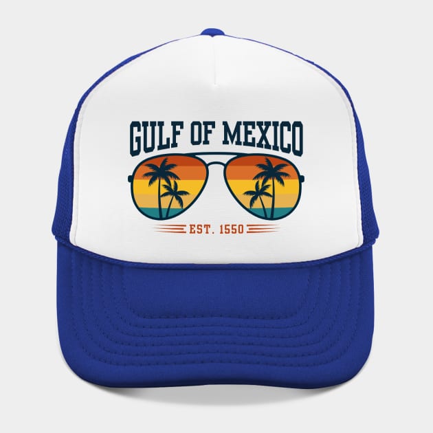 Discover Gulf Of Mexico - Resist - Anti Trump Hat - Democrat Gift - Embroidered Foam Trucker Hats