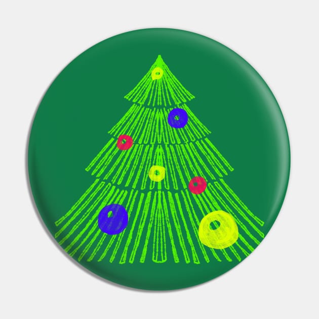 Christmas tree Pin by ArtKsenia