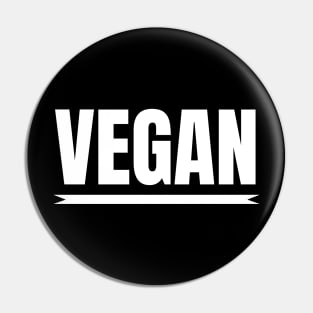 Vegan Cool Men's / Women Vegetarian Food Gift Pin