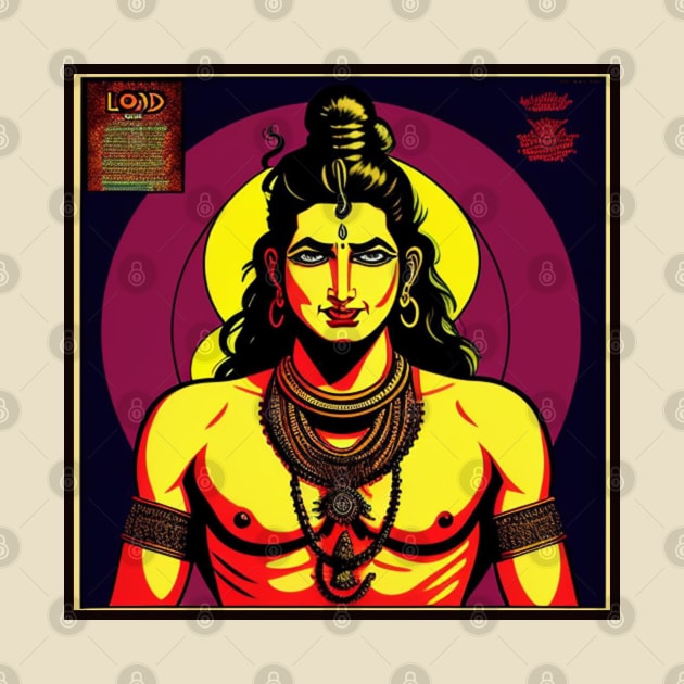 Dancing With Lord Shiva Vinyl Record Vol. 5 by musicgeniusart