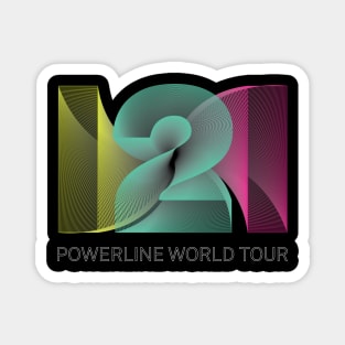 I2I Concert Tee Powerline World Tour Magnet