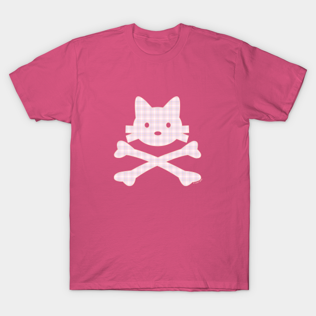 Discover Kitty X-Bones Plaid - Kitty X Bones - T-Shirt