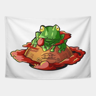 cloudy frogie Tapestry