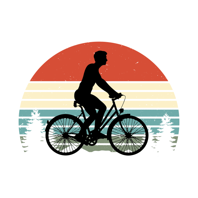 Cyclist Retro Vintage Sunset Style by GameOn Gear