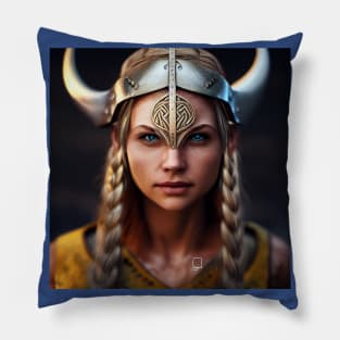 Viking Shield Maiden Pillow