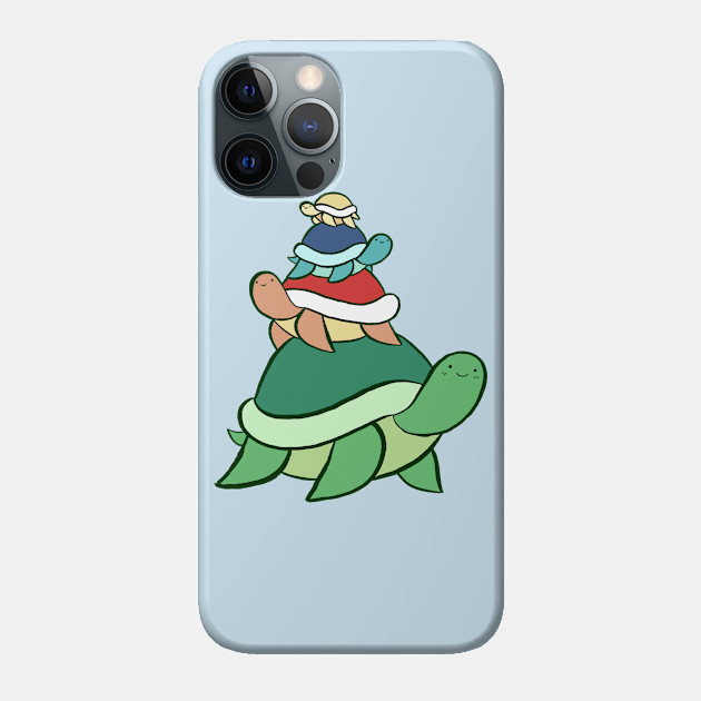 Colorful Turtle Stack - Turtle - Phone Case