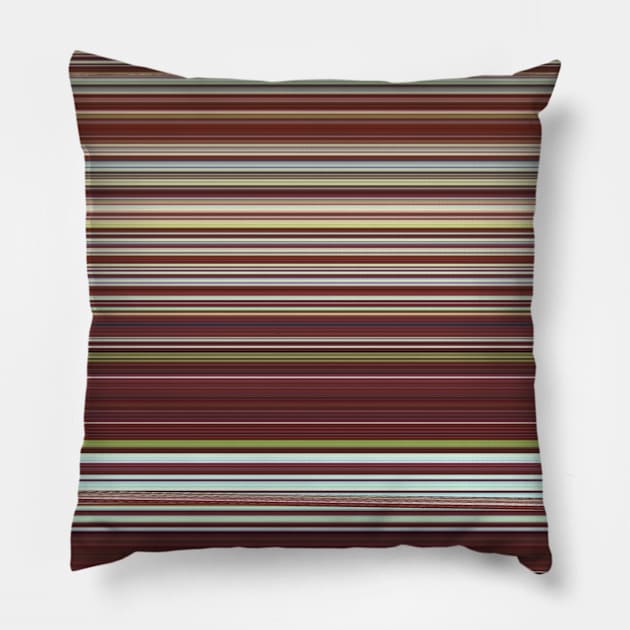 Brown Stripes Pillow by StripePatterns