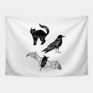 Nocturnal Animals Tapestry