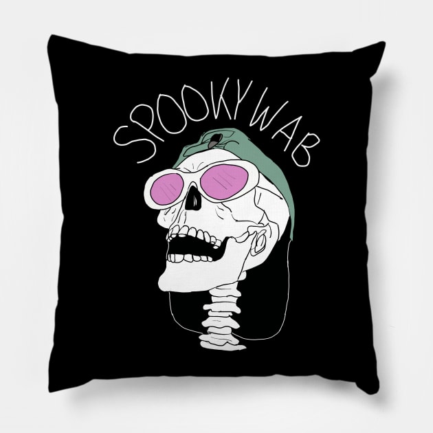 Spooky Wab Logo Pillow by spookywab