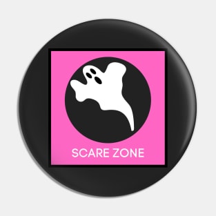 Vintage Halloween Haunt Map - Scare Zone Pin