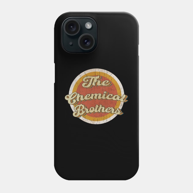 circle vintage The Chemical Brothers Phone Case by KewanAlasStore