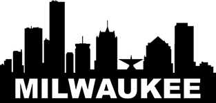 Milwaukee Wisconsin Skyline Magnet